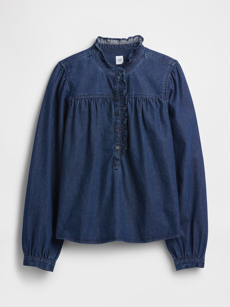 Oversized Ruffle Top