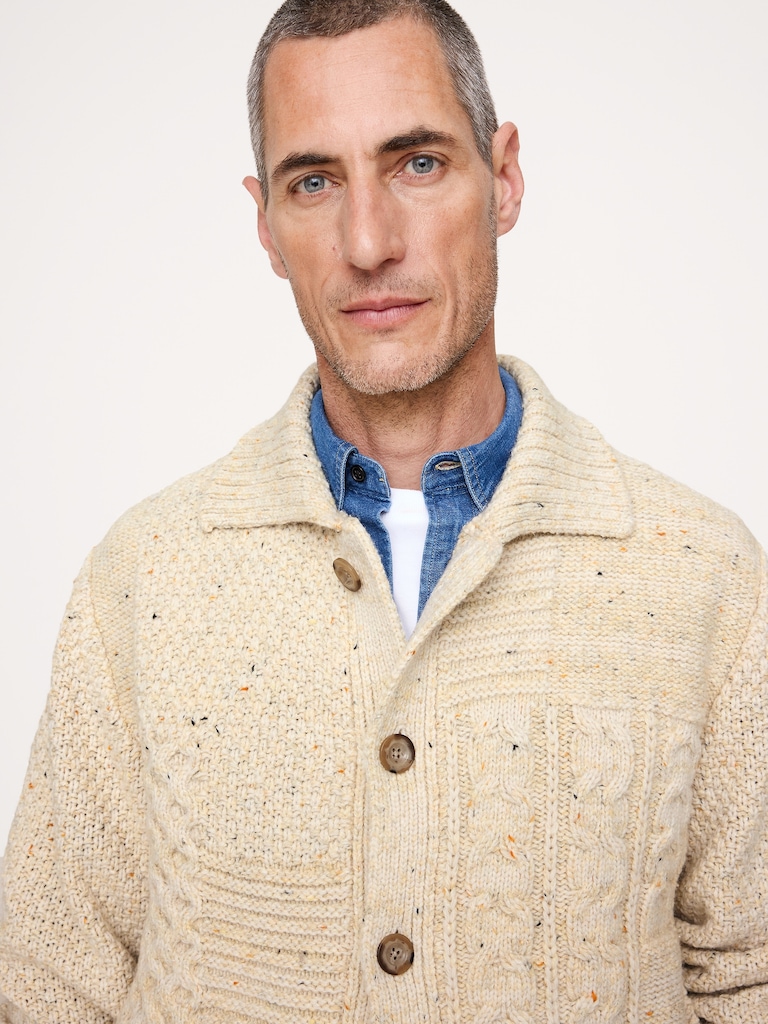 Patchwork Donegal Cardigan