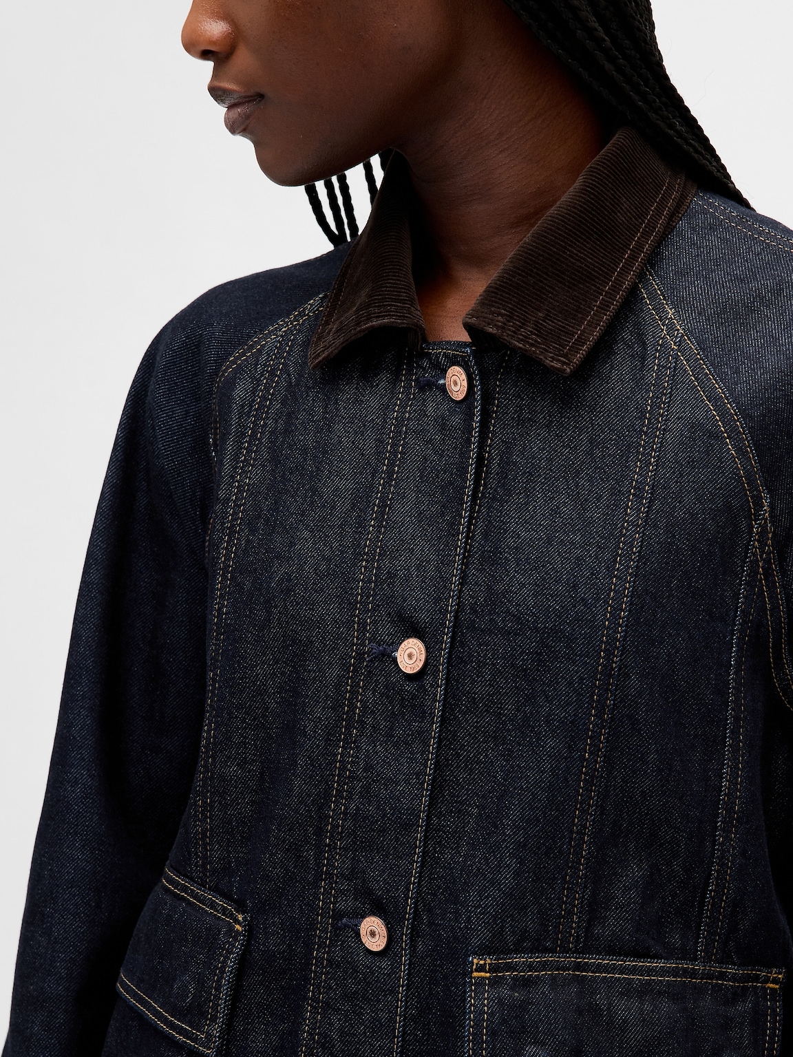UltraSoft Denim Swing Chore Jacket