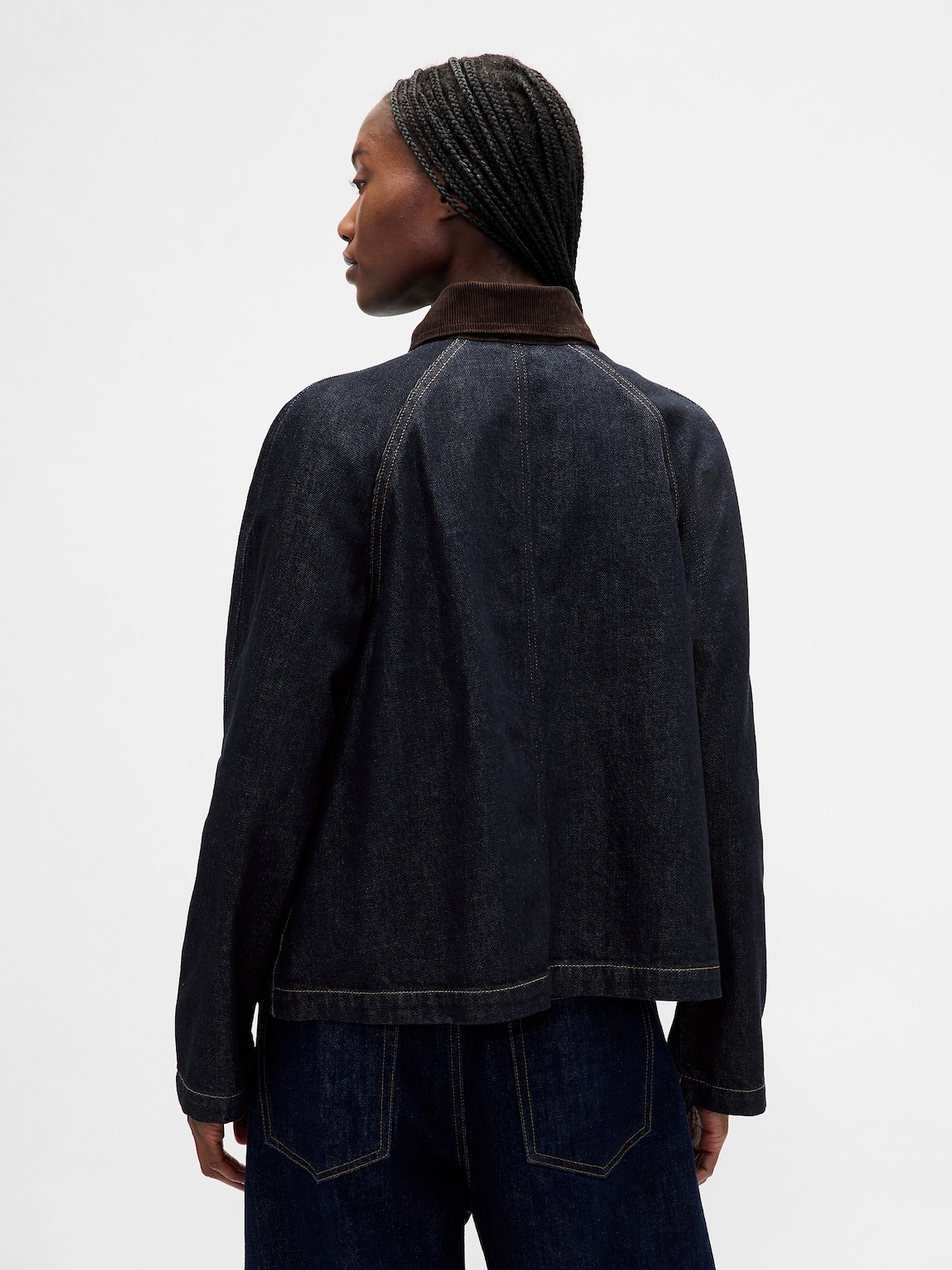 UltraSoft Denim Swing Chore Jacket