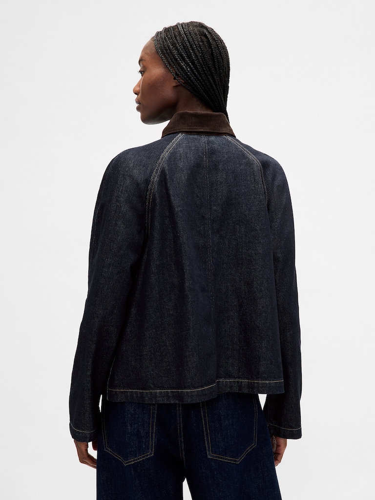 UltraSoft Denim Swing Chore Jacket