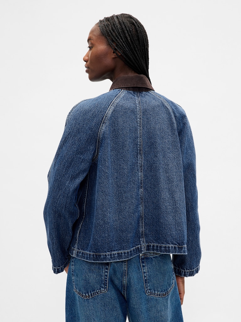 UltraSoft Denim Swing Chore Jacket