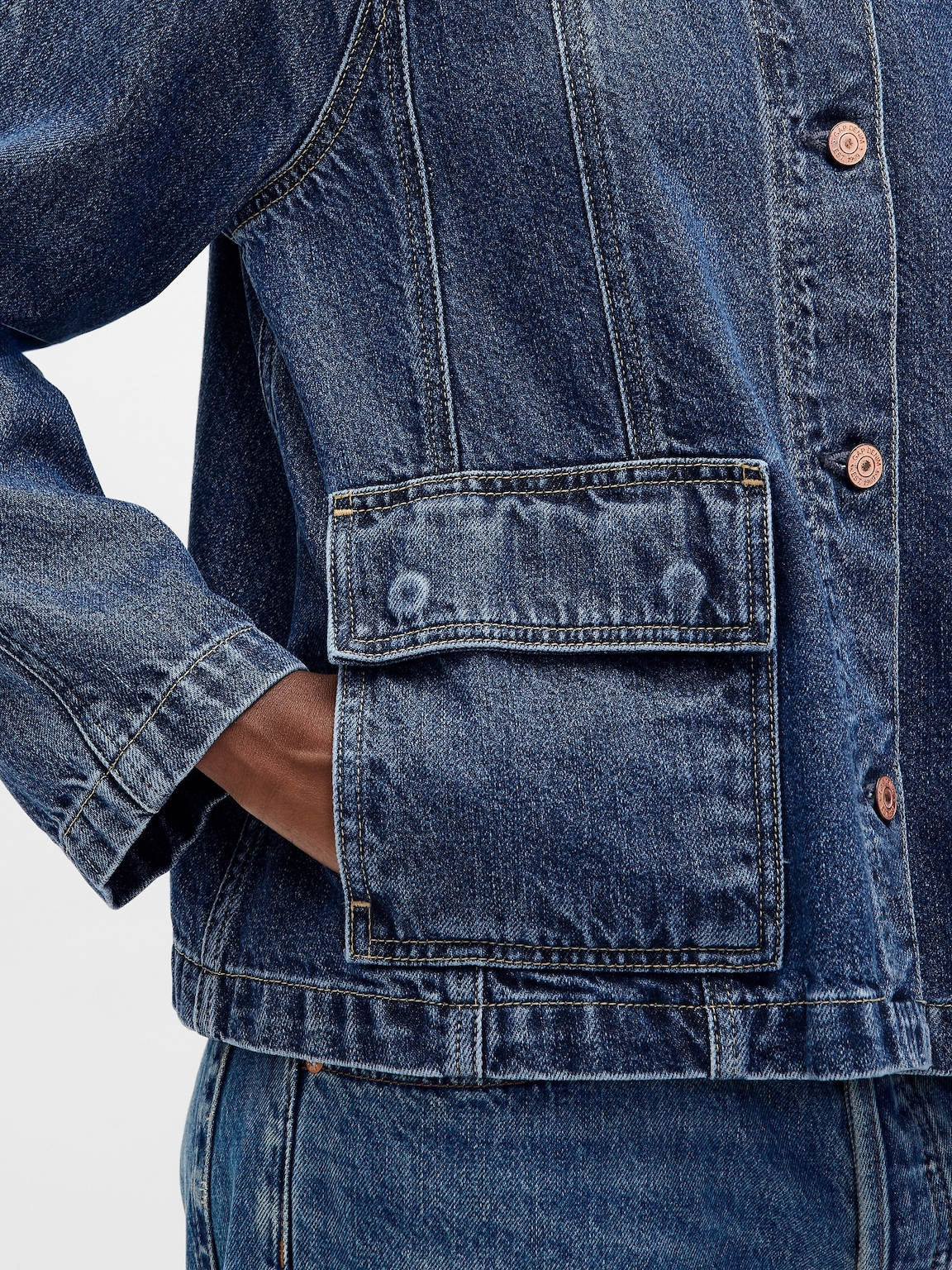 UltraSoft Denim Swing Chore Jacket
