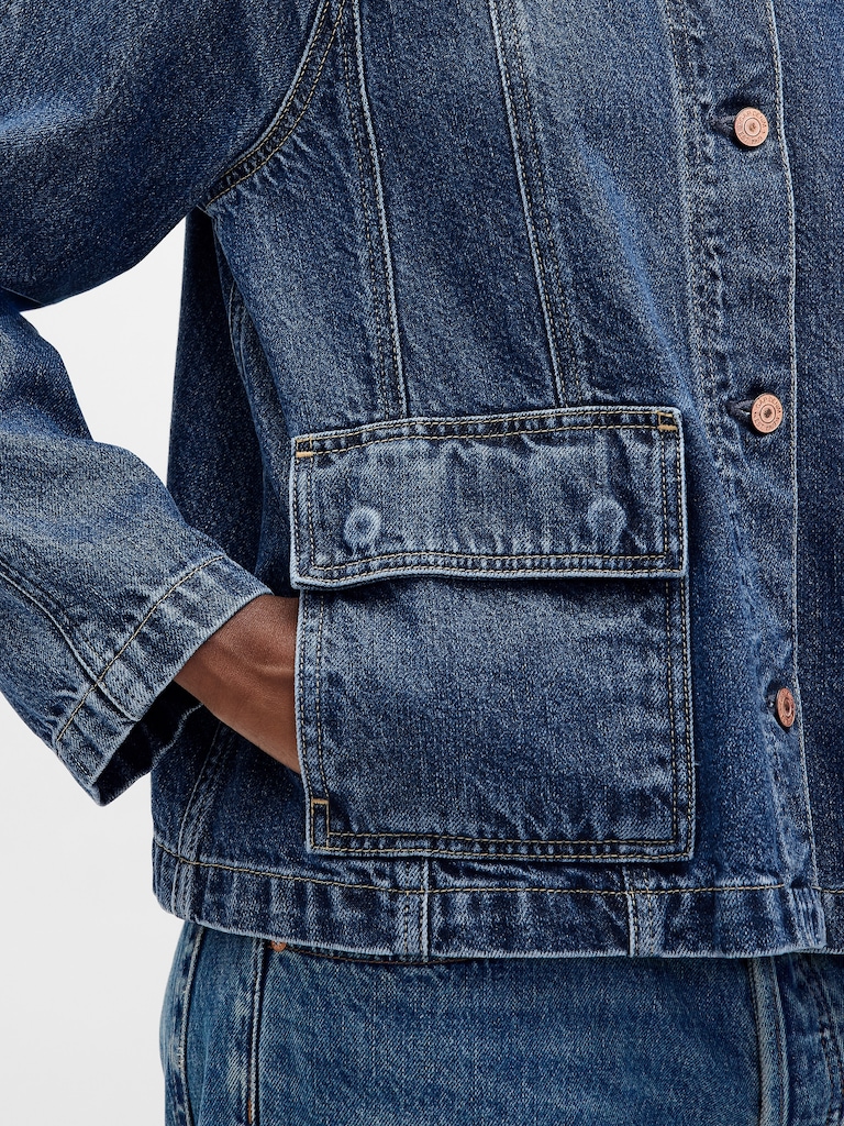 UltraSoft Denim Swing Chore Jacket
