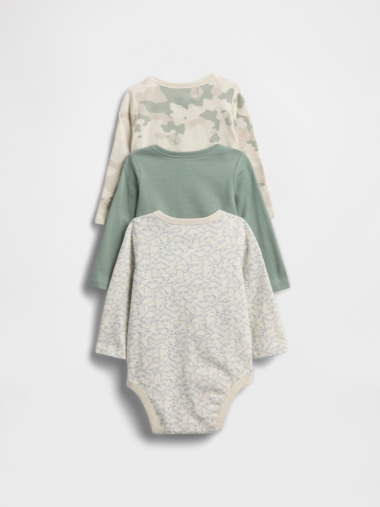 Baby First Favorites Organic Cotton Bodysuit (3-Pack)