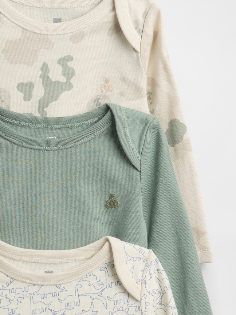 Baby First Favorites Organic Cotton Bodysuit (3-Pack)