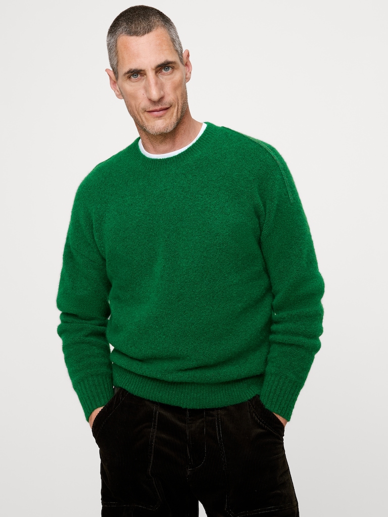 Italian Alpaca-Wool Blend Sweater