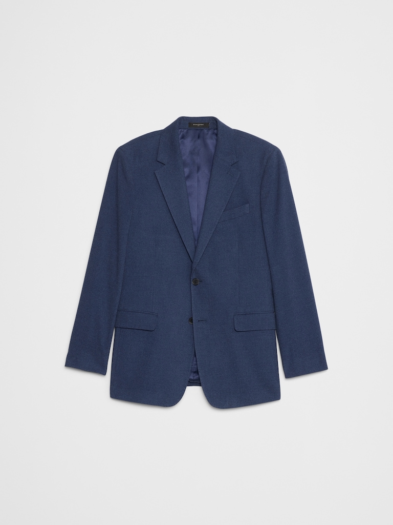 Soft Flannel Suit Jacket