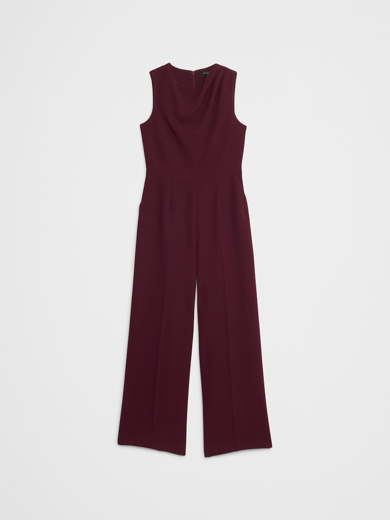 Cowl-Neck Jumpsuit
