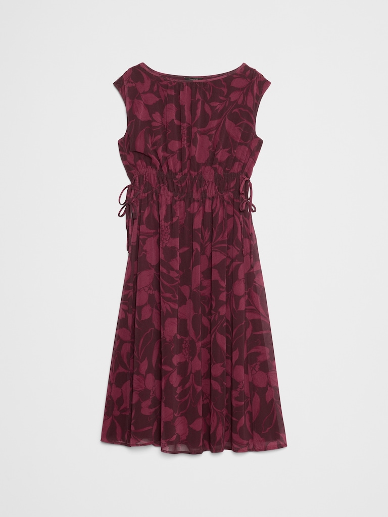 Side-Tied Midi Dress