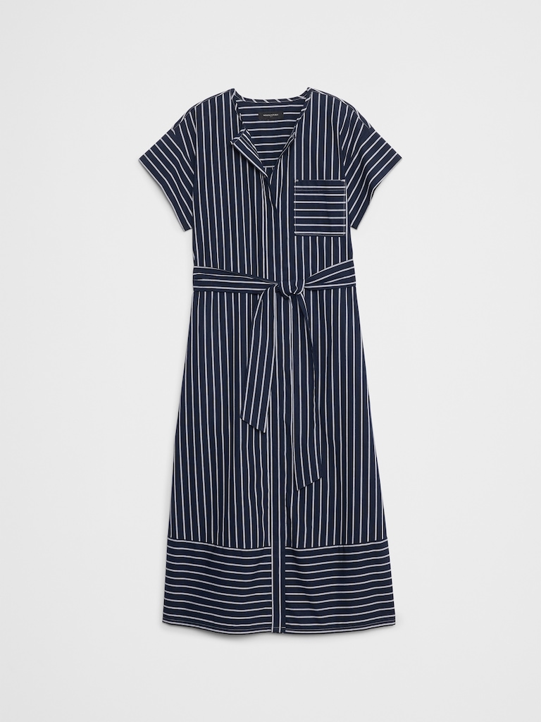 Belted Midi Shirtdress