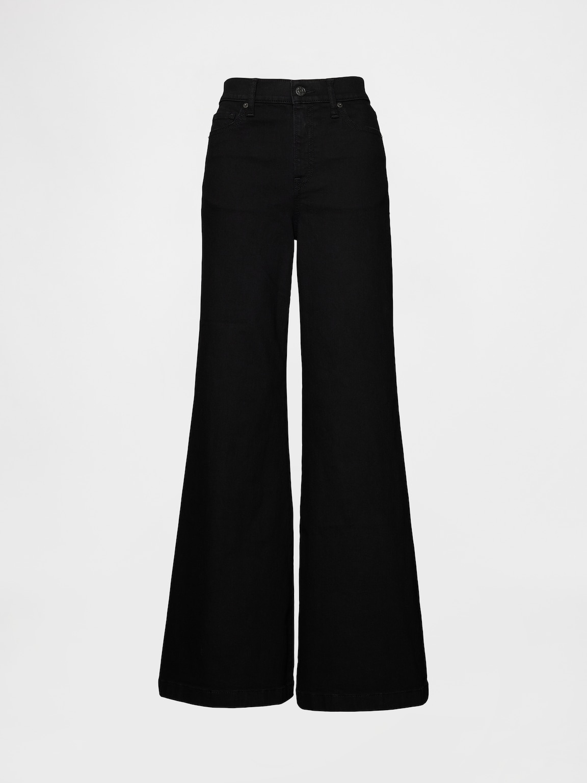 High Rise Wide Flare Jeans