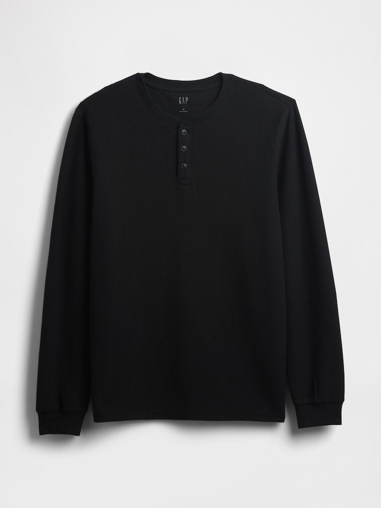 Rib Henley PJ Shirt