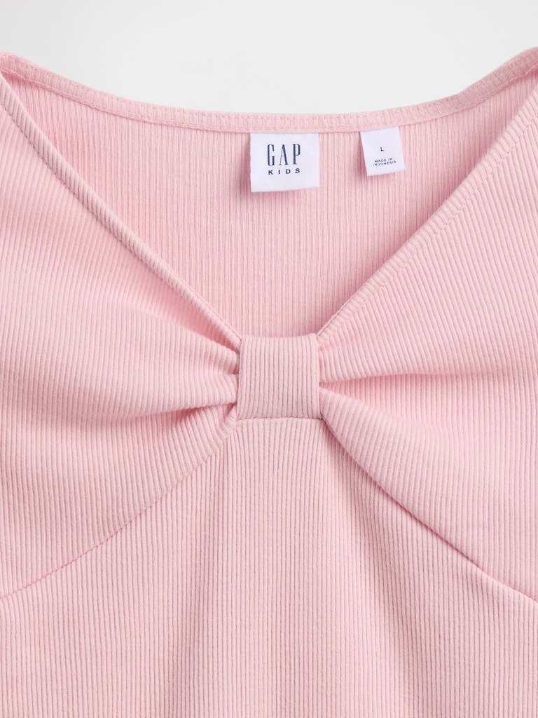 Kids Bow-Neck T-Shirt