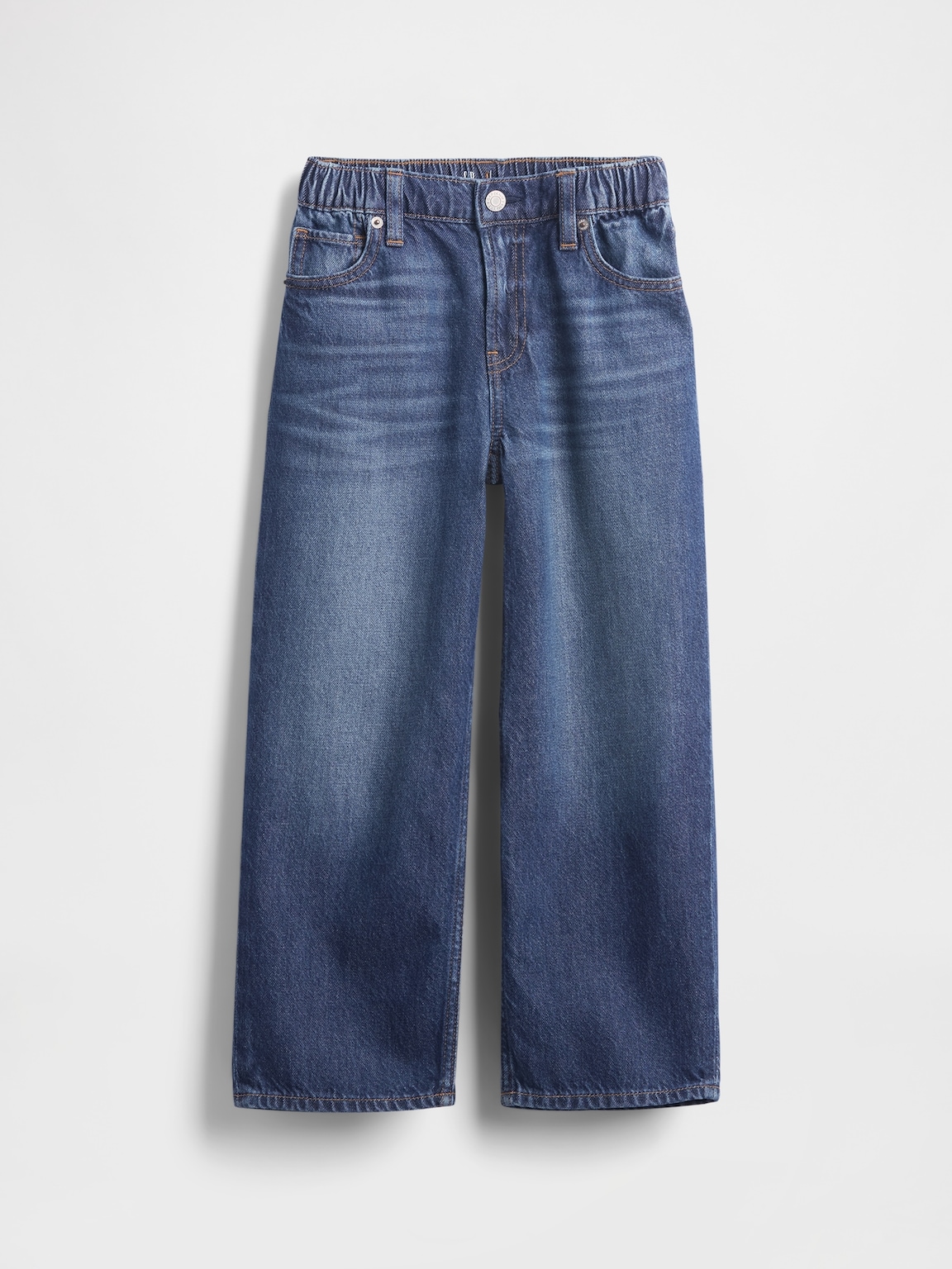 Kids Mid Rise UltraSoft Relaxed Crop Jeans
