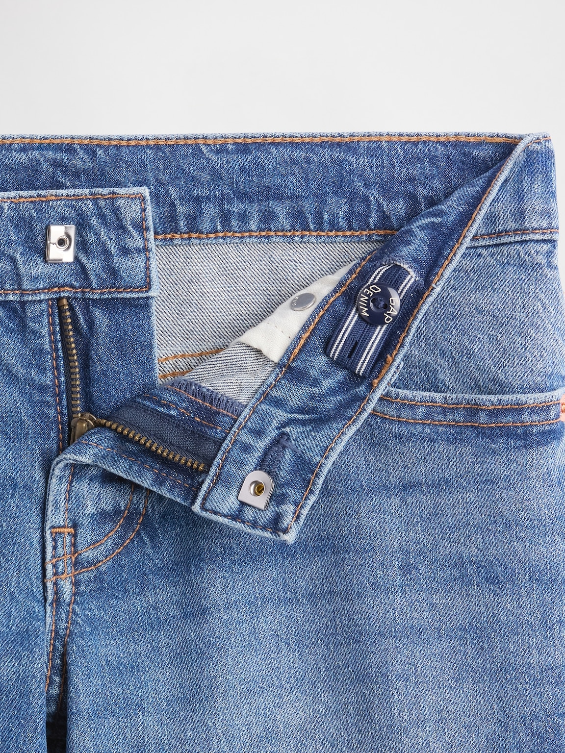 Kids Low Rise Relaxed Straight Jeans