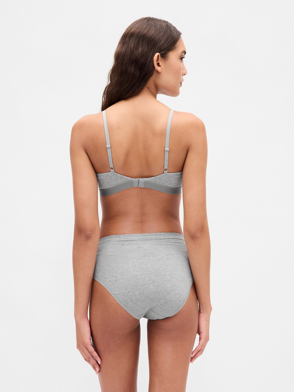 Organic Stretch Cotton Triangle Bra