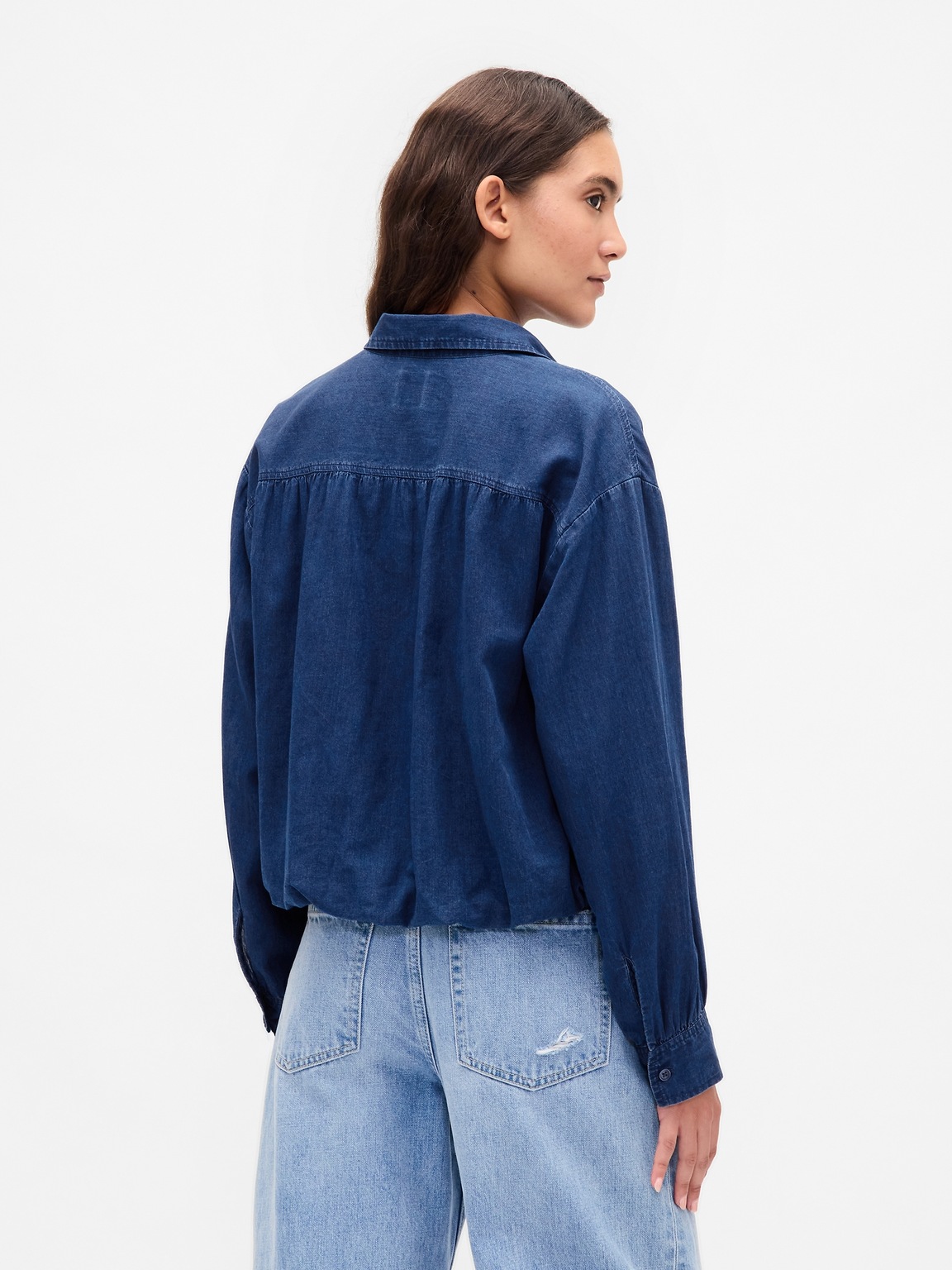 Bubble Hem Shirt
