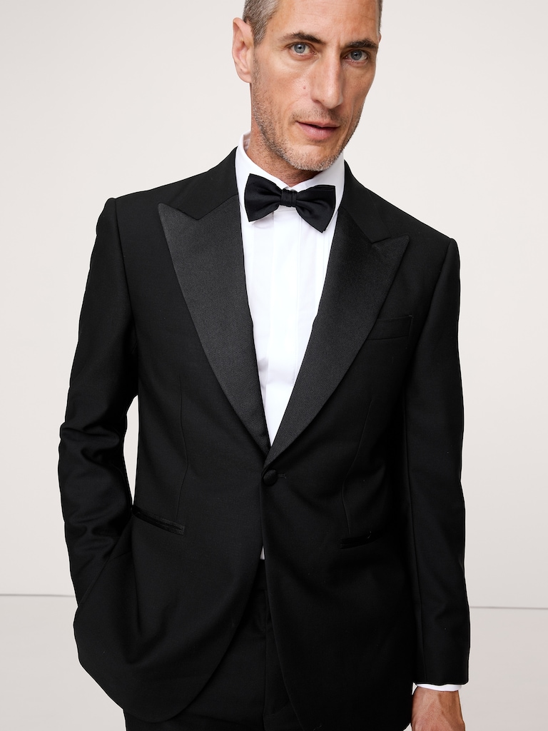 Slim Italian Barathea Tuxedo Jacket