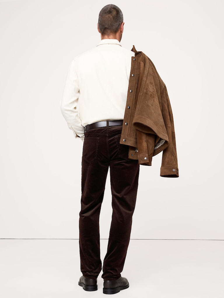 Straight Stretch-Corduroy Traveler Pant