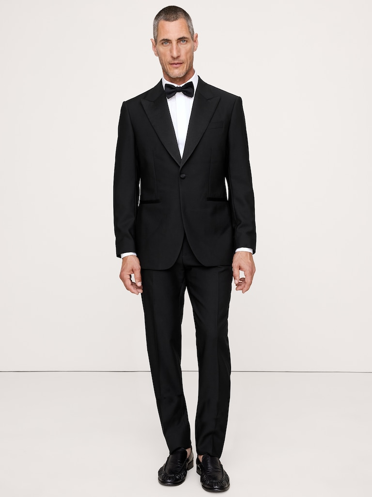 Slim Italian Barathea Tuxedo Jacket