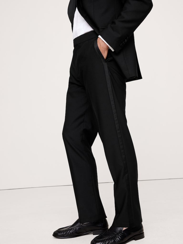 Slim Italian Barathea Tuxedo Pant