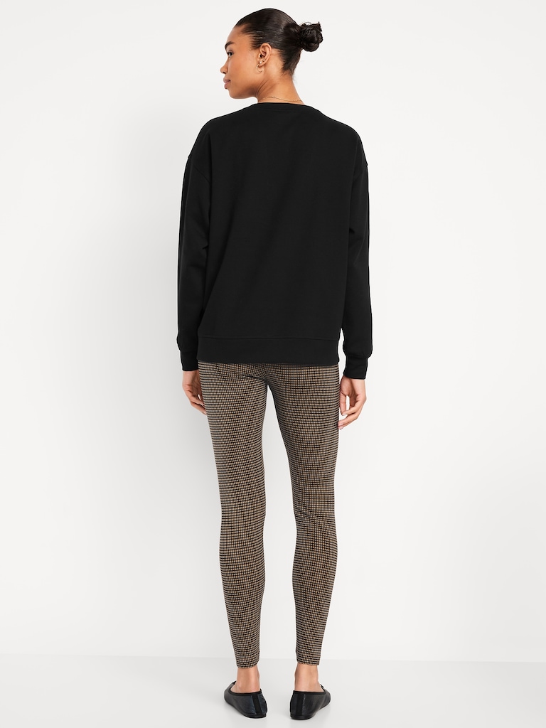 High-Waisted Jersey Fashion Layering Leggings