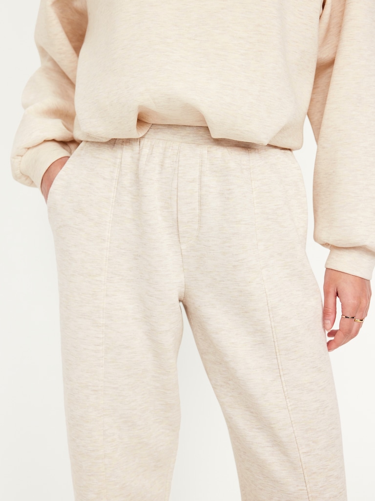 High-Waisted Bounce Fleece Trouser Sweatpants