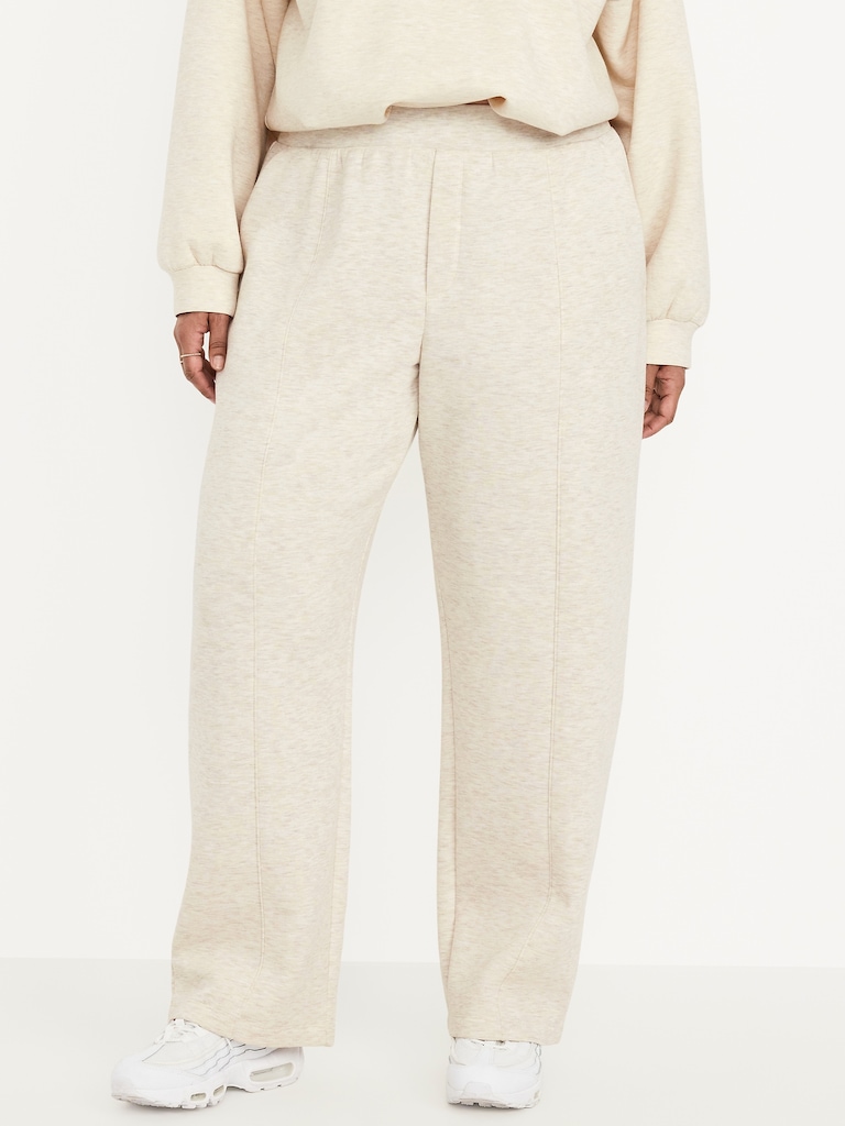 High-Waisted Bounce Fleece Trouser Sweatpants