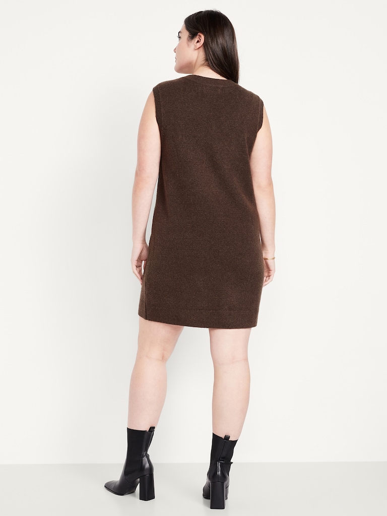 SoSoft Sleeveless Mini Sweater Dress