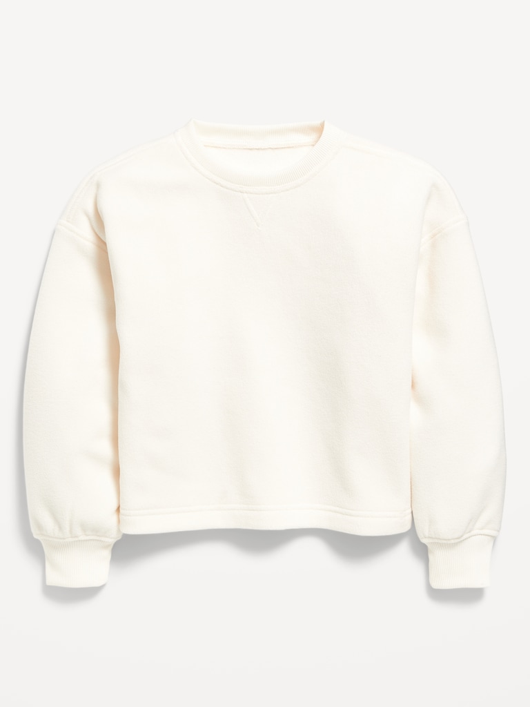 Long-Sleeve Microfleece Top for Girls