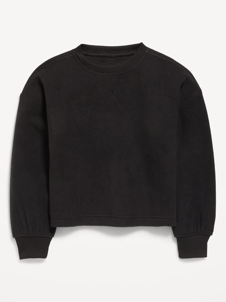Long-Sleeve Microfleece Top for Girls