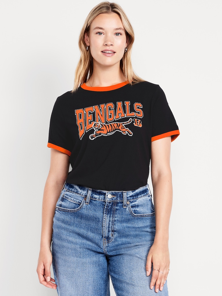 Cincinnati Bengals EveryWear Crew-Neck Ringer T-Shirt