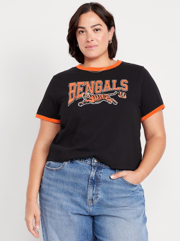 Cincinnati Bengals EveryWear Crew-Neck Ringer T-Shirt