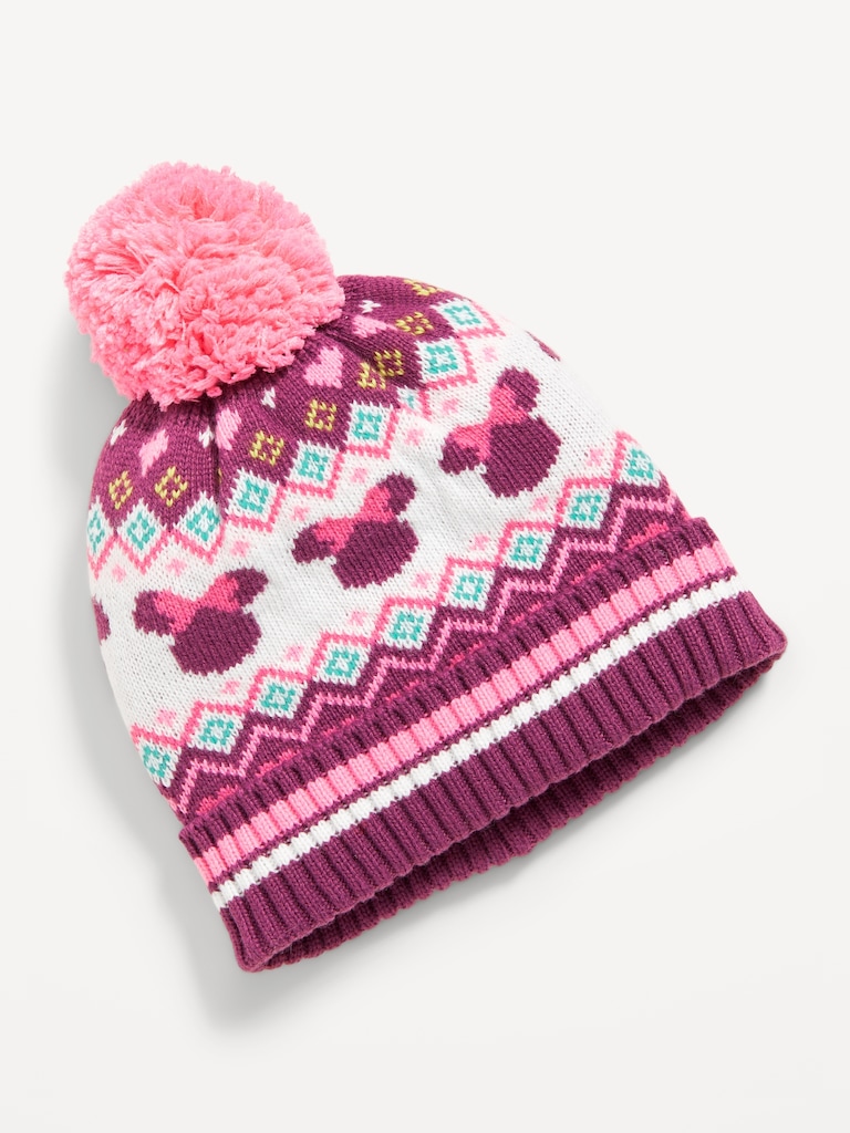 Disney© Minnie Mouse Pom-Pom Beanie for Toddler Girls