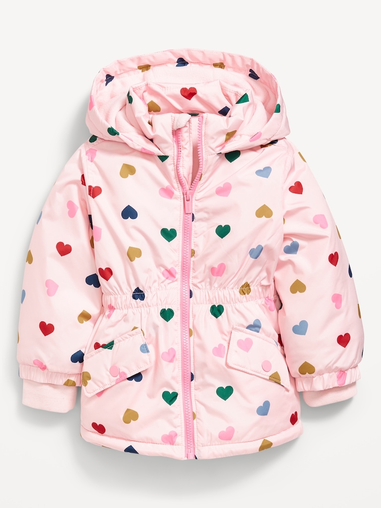 Water-Resistant Snow Jacket for Toddler Girls
