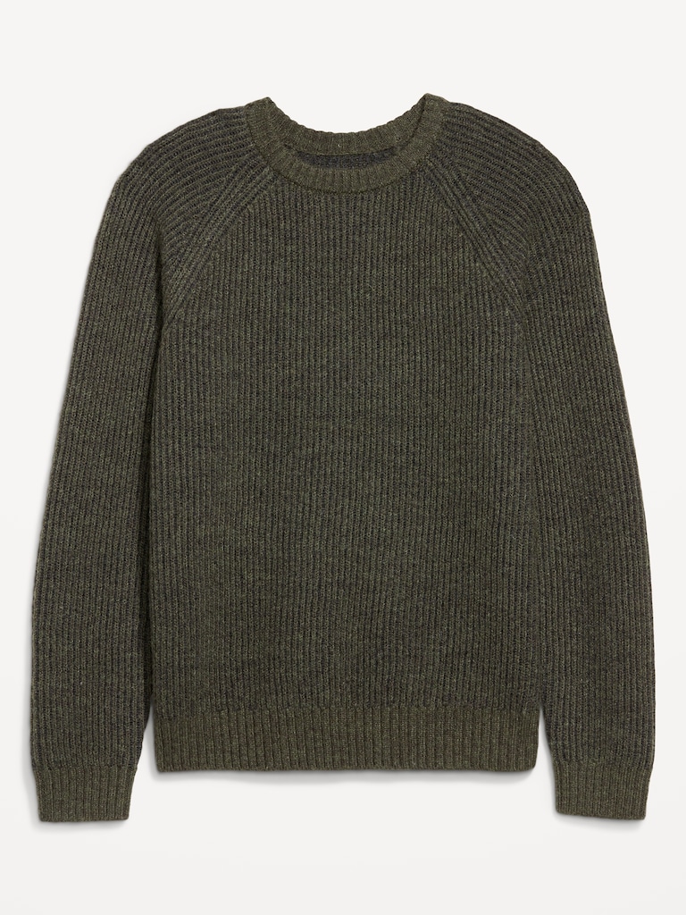 Wool-Blend Crew-Neck Sweater