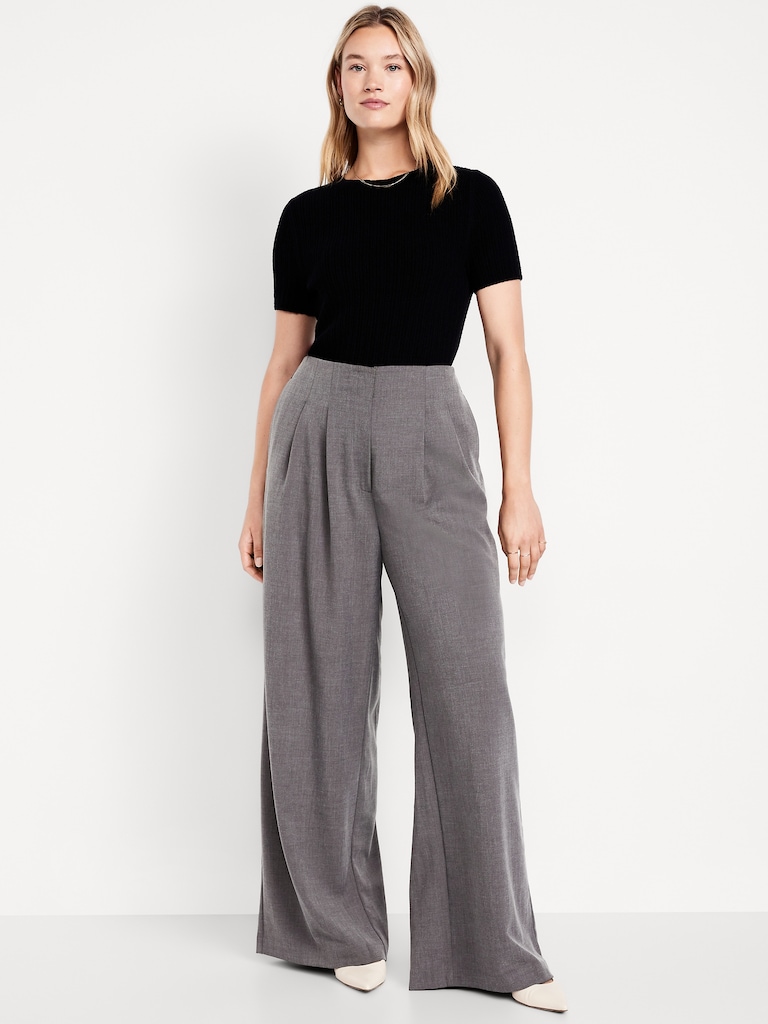 Extra High-Waisted Super Wide-Leg Pants