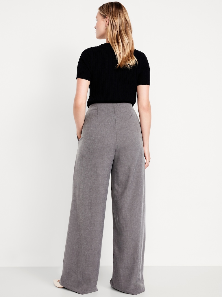 Extra High-Waisted Super Wide-Leg Pants
