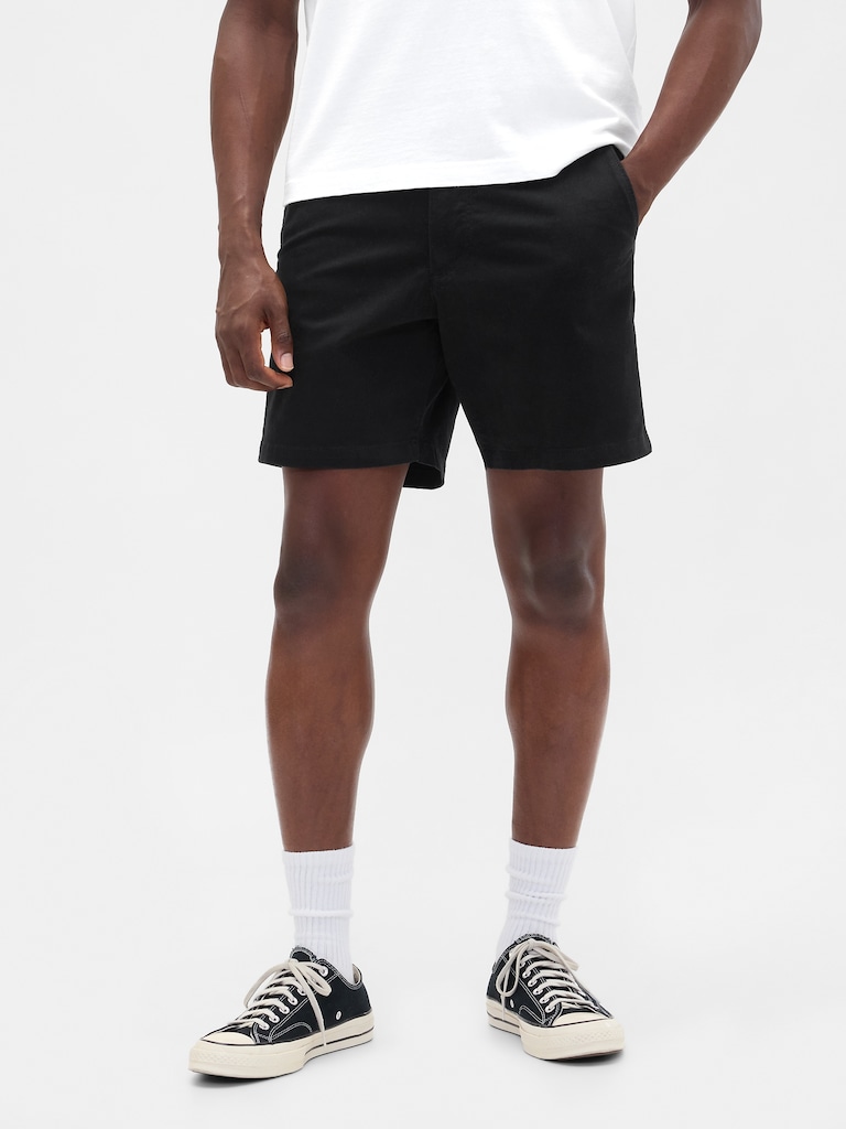 7" Essential Khaki Shorts