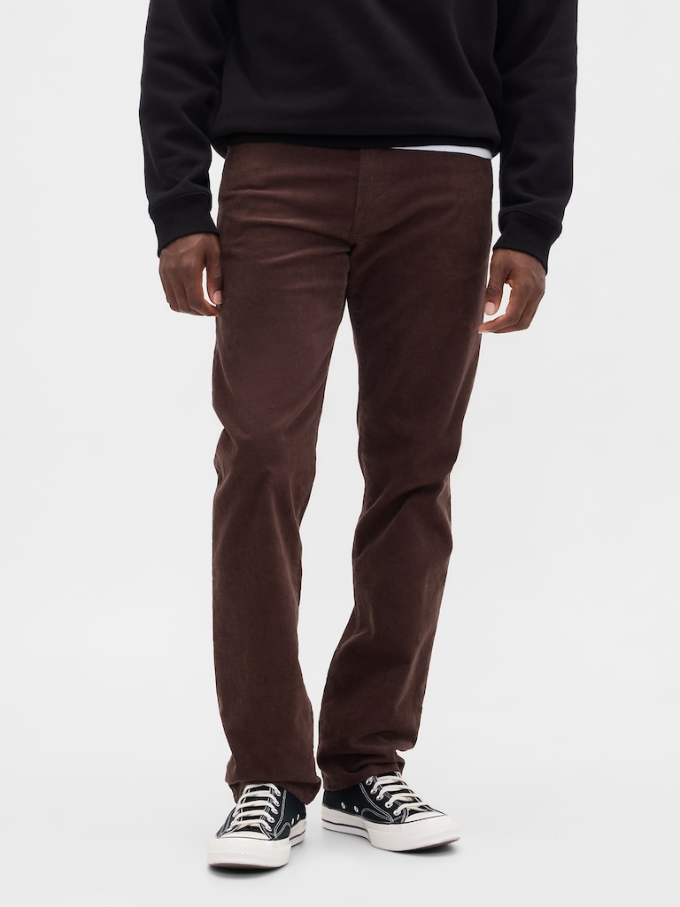 Straight Corduroy Pants