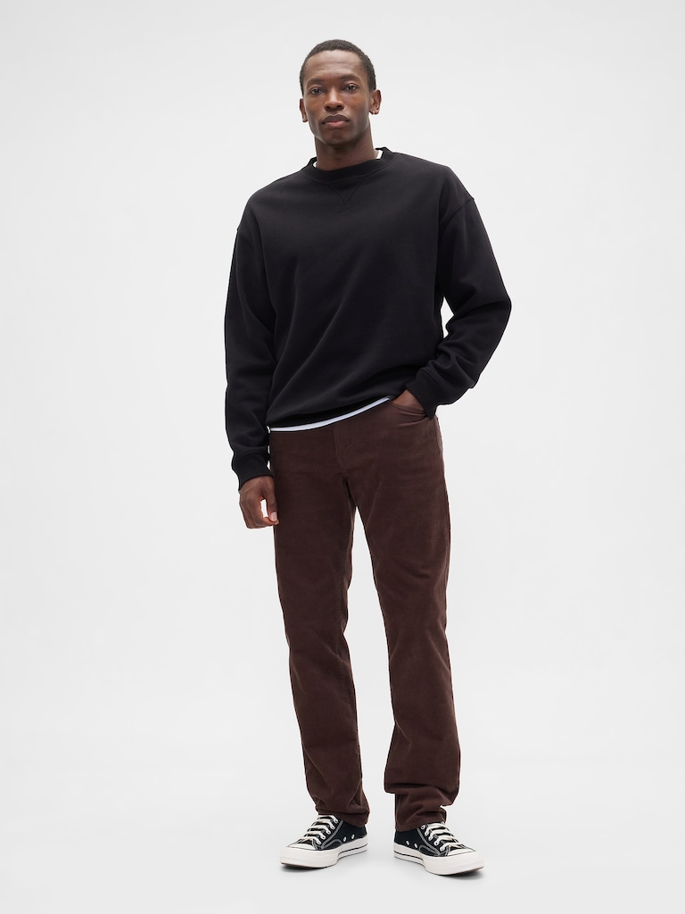 Straight Corduroy Pants