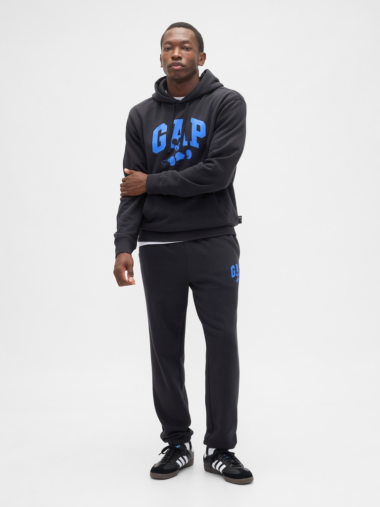 Gap × Disney Mickey Mouse Relaxed Logo Joggers