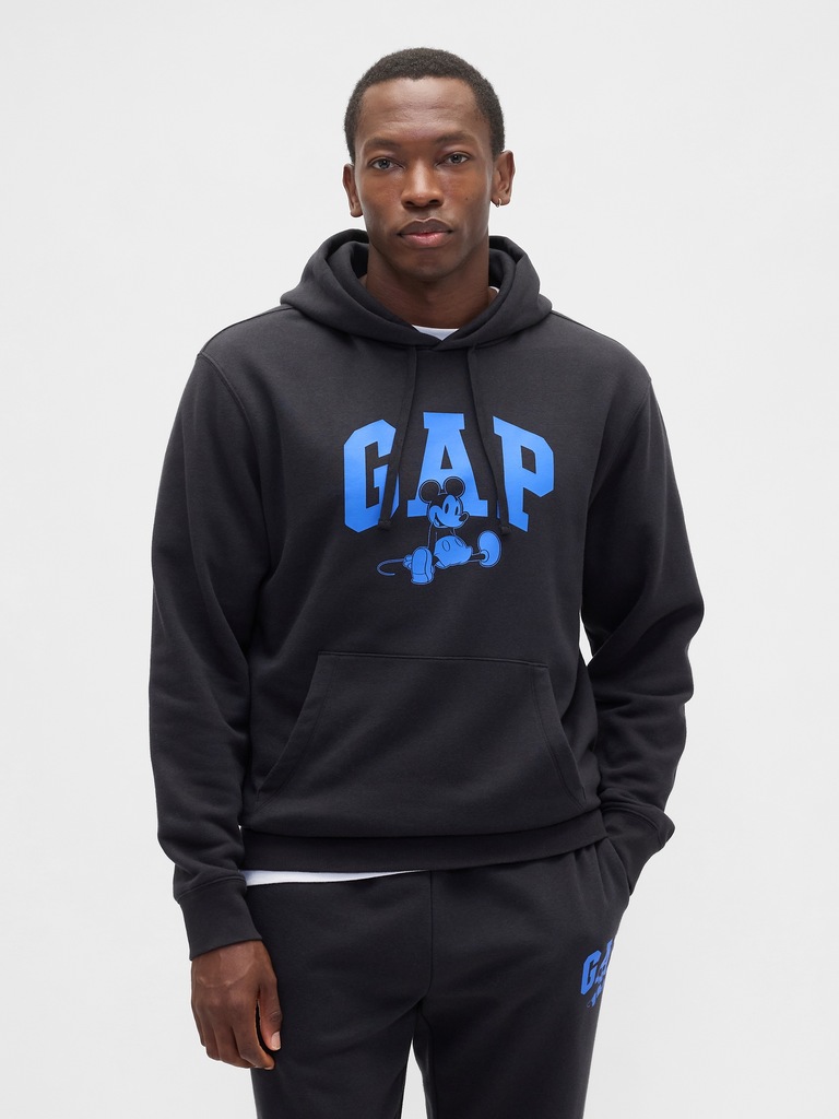 Disney × Mickey Mouse Relaxed Logo Hoodie