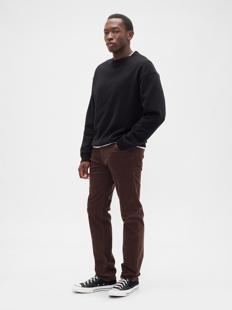 Straight Corduroy Pants