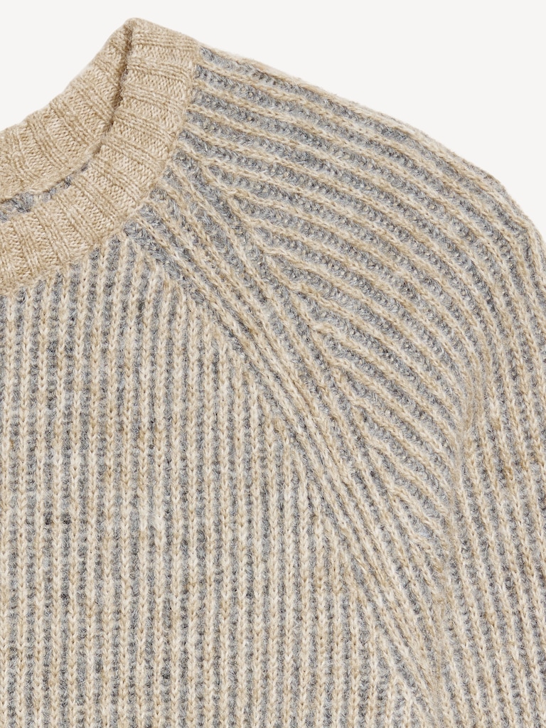 Wool-Blend Crew-Neck Sweater