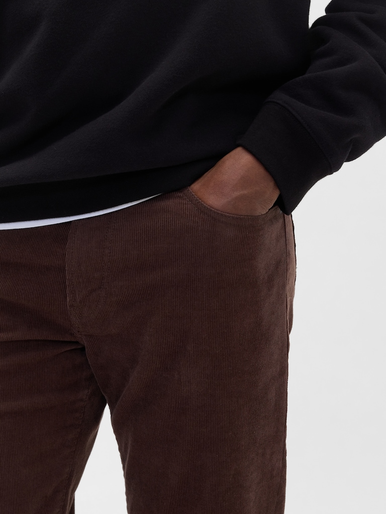 Straight Corduroy Pants