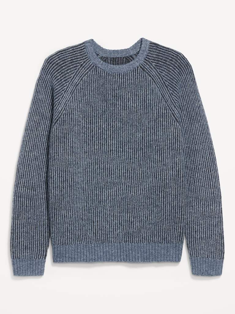 Wool-Blend Crew-Neck Sweater