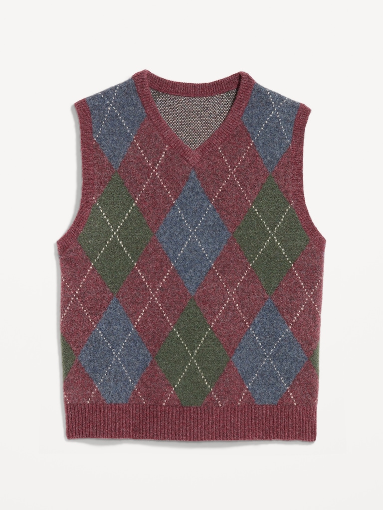Wool-Blend Sweater Vest