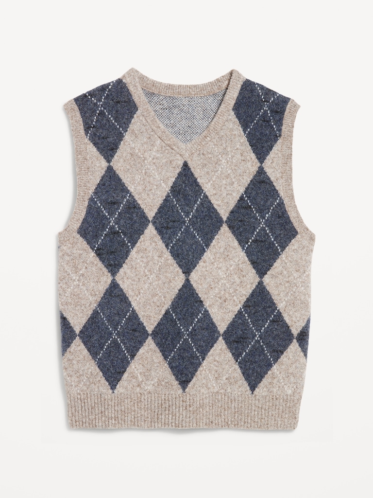 Wool-Blend Sweater Vest